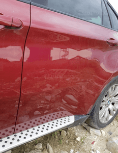 Drzwi lewy tyl kompletne bez malowania w kolor vermilionrot bmw X6 3