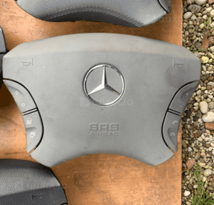 MERCEDES s 220 cl 215 poduszka air bag kierowcy szara czarna klawisze 7