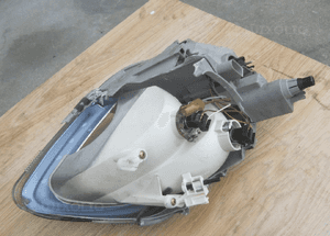 MERCEDES SLK 170 lift lampa lewa szkło 2