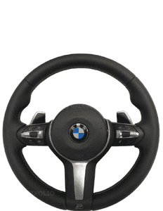 BMW F10 F11 F20 F30 KIEROWNICA MULTIFUNKCYJNA ŁOPATKI NIEBIESKO CZERWONA NIĆ NOWA 1