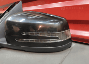 Mercedes c-klasa W204 lift lusterko lewe 9 pin 7+2 kolor 197 oryginał ładne 6