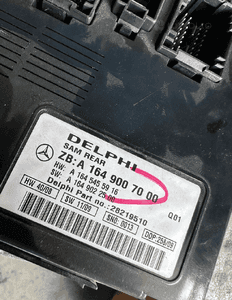 MERCEDES ml gl 164 r 251 moduł SAM tył tylny  REAR full hak 2
