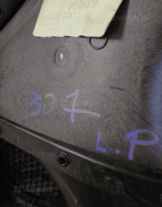 Tapicerka boczek drzwi lewy przód Peugeot 307 96433272ZR 4