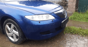 Mazda 6 02-07 Maska lampa zderzak pas atrapa 25B 5