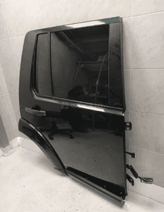 Land rover discovery iv L319 drzwi prawy tył tylne szyba logowana klamka oryginał 4
