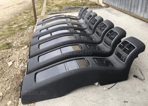 Mercedes CLS  219  podłokietnik bezowy czarny szary tylny roletka 2