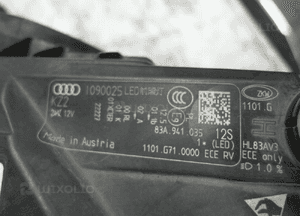 Audi Q3 83A full led matrix lampa przednia lewa przód 12