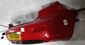 Zderzak tył tylny mazda 3 bordo bordowy 3