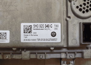 Vw golf 8 licznik virtual cocpit 5H0920340 c 3