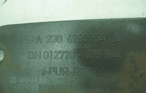 Listwa progowa lewa prawa kpl kolor 197 mercedes sl R230 11