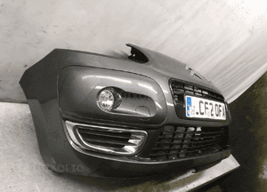 Zderzak przód przedni citroen C3 picasso kthc szary grafitowy halogeny 5