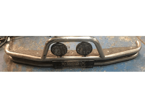 Bullbar przedni zderzak stalowy orurowanie z lampami Land Rover Discovery 1 I 1