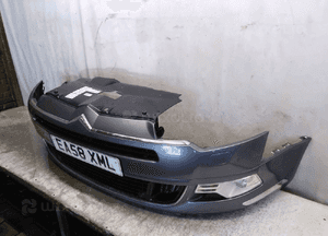 Zderzak przód przedni do citroen C5 ii 2 kth szary grafit spryskiwacze lamp xenon halogeny 4
