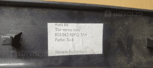 Listwa ozdobna dekor drzwi lewy przód Audi A4 B6 8E0867409G 4