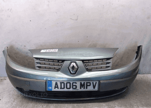 Zderzak przód przedni do renault scenic ii 2 TED97 zielony halogeny 1