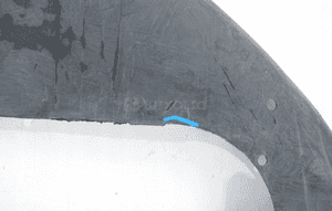 Tesla model s 2012- listwa osłona dolna zderzaka przód 6008160-00-D 6