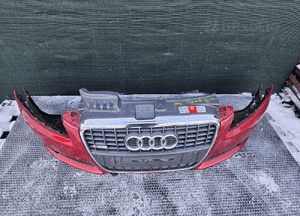 Zderzak Przod Przedni S-Line Kratki Czujniki PDC Halogeny Gril Atrapa LZ3F AUDI A4 B7 Kombi Sedan 16