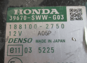 Moduł sterownik pdc honda cr-v iii 3 188100-2750 2
