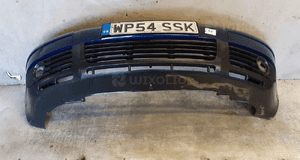 Zderzak przód przedni vw volkswagen passat B5 lift fl LB5N granat granatowy halogeny 1