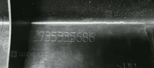 Osłona nakładka progu bagażnika Fiat Punto EVO 735335686 7