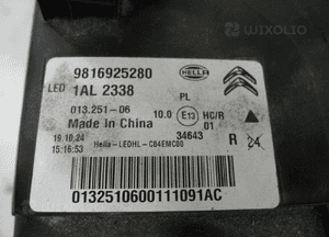 Citroen C5 aircross bdb full led lampa przednia prawa przód 13