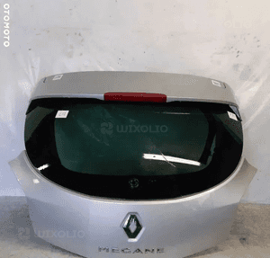Klapa bagażnika tył tylna renault megane iii 3 coupe 3D 3 drzwi hb TED69 srebrny 1