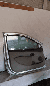 Drzwi przód przednie lewe do renault clio 3 iii 3D 3 drzwi TED69 srebrne 5