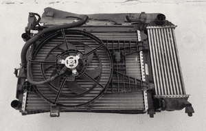 KOMPLET CHŁODNIC WENTYLATOR OBUDOWA RENAULT KANGOO III 1.5 DCI 2014-2020 2