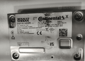 Moduł radia nawigacji renault zoe ii 2591A1403R 2019-2024 4