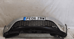 Zderzak przód przedni honda civic viii ufo NH700M srebrny spryskiwacze halogeny xenon 1