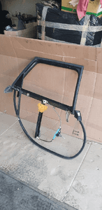 Mechanizm podnośnik szyby ramka prawy tył Audi A4 B6 8E0839462A 2