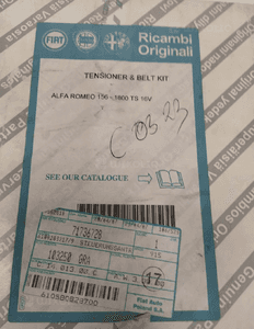 Alfa romeo 156 1.8 16V zestaw paska rozrządu rozrząd nowy oryginalny 8