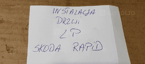 Wiązka instalacja drzwi lewy przód Skoda Rapid 8