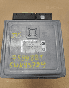 BMW n43 oe 7599881 5wk93729 STEROWNIK SILNIKA ECU