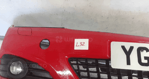 Zderzak przód przedni do opel astra h gtc Z547 czerwony halogeny 2