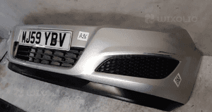 Zderzak przód przedni opel astra h 3 iii lift fl Z157 srebrny 3