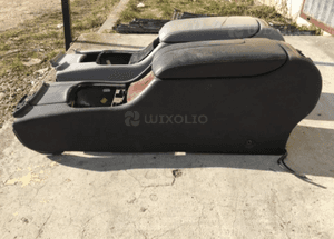 MERCEDES S 220 podłokietnik schowek skóra czarny 1