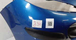 Zderzak przód przedni do peugeot 207 kmf niebeiski halogeny 4