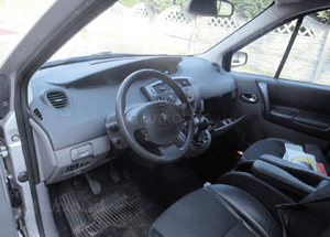 Deska konsola kokpit air bag renault scenic ii 2 2003- 7