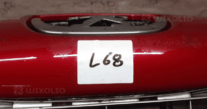 Zderzak przód przedni peugeot 308 lkrd bordo bordowy halogeny 2