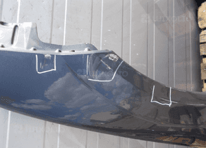Ford mondeo MK3 błotnik prawy przód przedni X6 do malowania 2