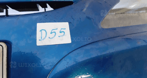 Zderzak przód przedni peugeot 307 kmf kmfd niebieski błękitny 2