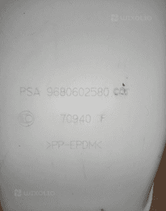 Osłona lewarka wybieraka biegów Peugeot 308 9680602580 3