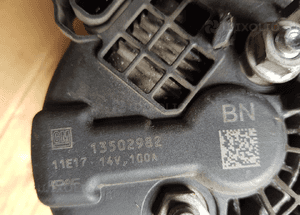 alternator aveo t300 1.2 12v 13502982 100a 3