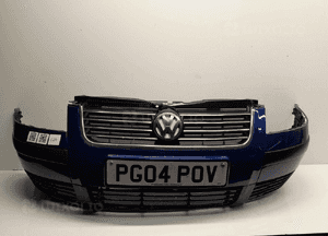 Zderzak przód przedni vw volkswagen passat B5 lift fl LB5N granat granatowy 1