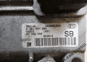KOMPUTER STEROWNIK SILNIKA OPEL 55350550 RADOM 2