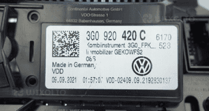 Vw passat B8 arteon licznik wyświetlacz virtual cockpit 0KM 3G0920420C 5