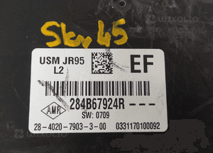 Skrzynka bsm usm 284B67924R renault scenic iii 2