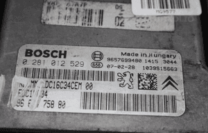 Sterownik silnika moduł ECU komputer PEUGEOT 207 1.4 HDI 2006-2012 0281012529 2