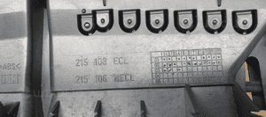 Kratka nawiewu powietrza środkowa Renault Espace IV 8